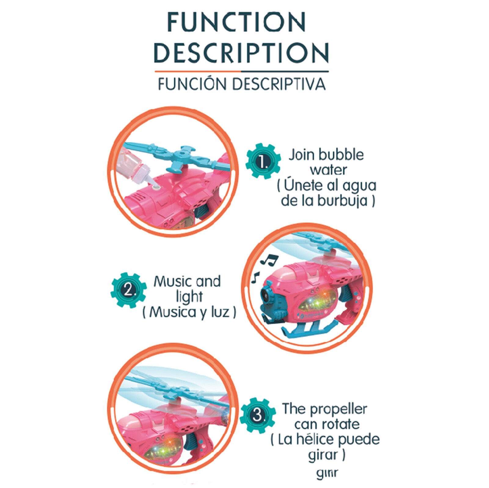 Bubble Machine Beweegbare Helicopter Bubble Speelgoed Met Muziek Licht