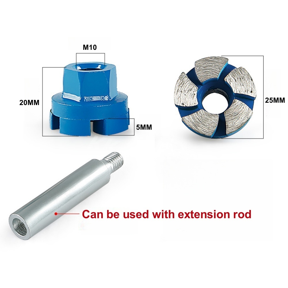 25mm Diamond Concrete Grinding Wheel Turbo Segment Angle Grinder Wheel for Concrete Stone Masonry 2” Diamond Cup Grinding Wheel