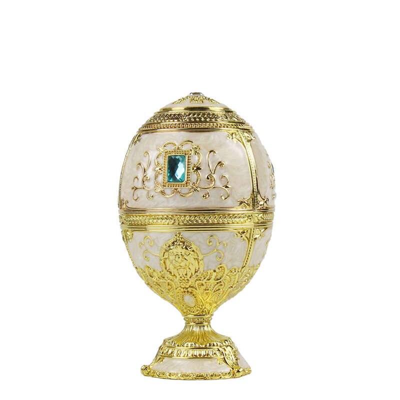 European Painting Ornaments Toothpick Box Castle Egg Shaped Toothpick Party