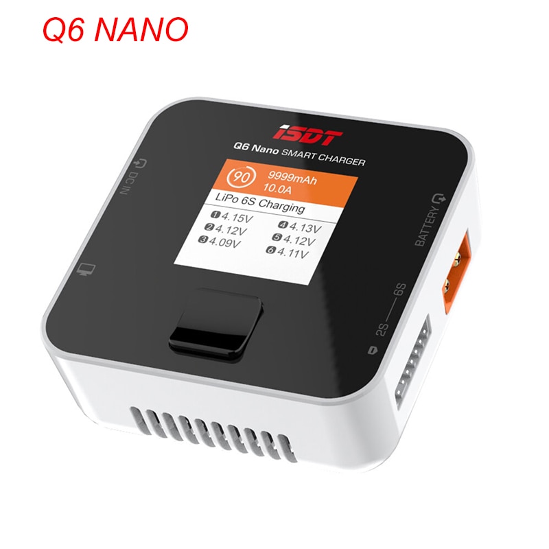 Isdt  q6 nano  q8 lite 500w til lomme batteri balance oplader til rc dele engelsk version