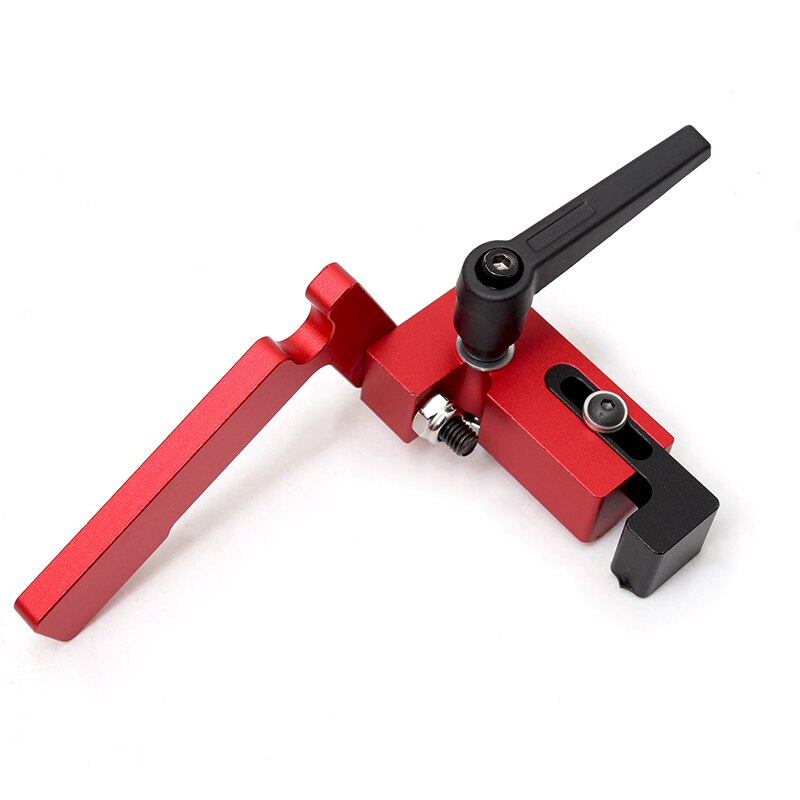 Woodworking T-track Stop T-Slot Limiter Aluminium Miter Track Fence Flip Stop Chute Locator Carpenter DIY Workbench Tools