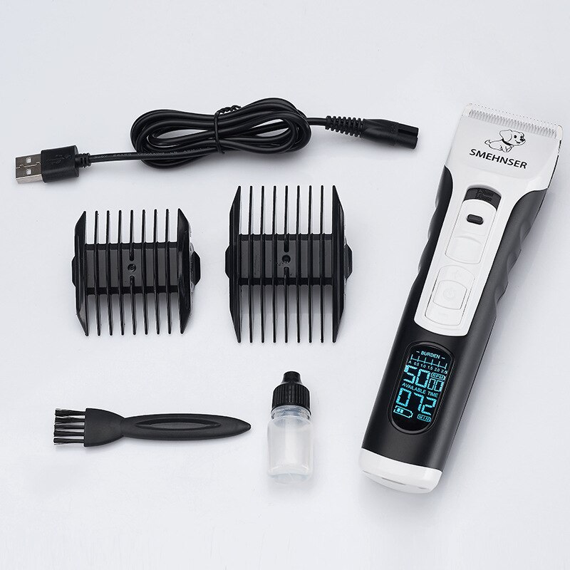 Electrical Dog Hair Trimmer USB Charging Pet Hair Clipper Rechargeable Low-noise Cat Hair Remover Grooming (1U72)(1W2)(F72) main image 0