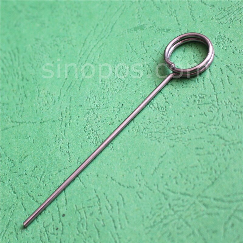 Bloemen Kaarthouder Picks, roestvrij staaldraad coil loop ring teken clip bloemstukken voedsel naam tag memo DIY metalen display