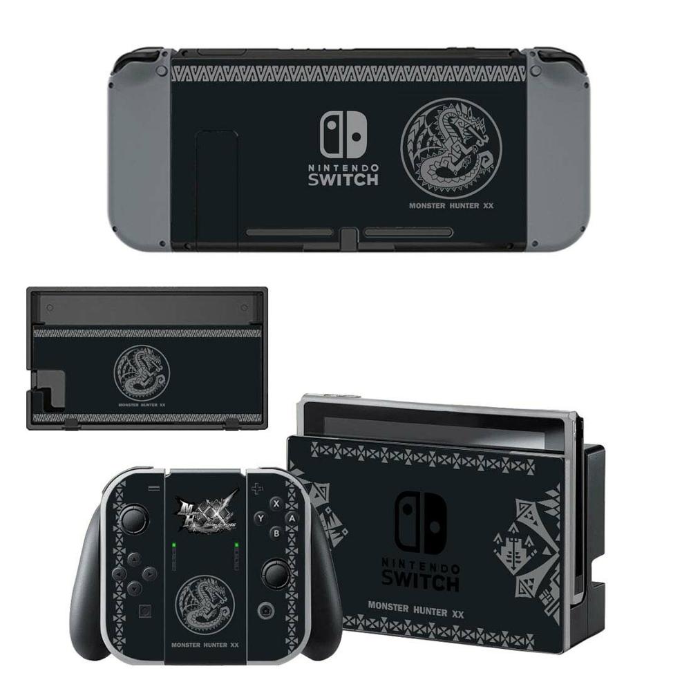 Nintendoswitch Skin Monster Hunter Nintend Switch Stickers for Nintendo Switch Console Joy-con Controller Dock Skins Stickers