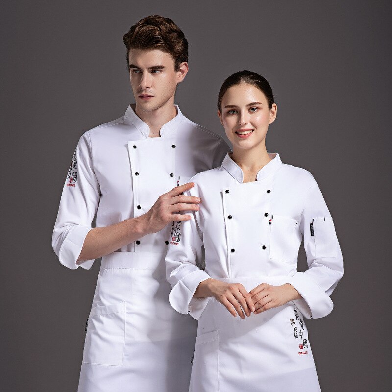 Koch Kittel Männer Langarm Qiu Dong Outfit Koch Restaurant Hotel Küche Nach Köche Hotel