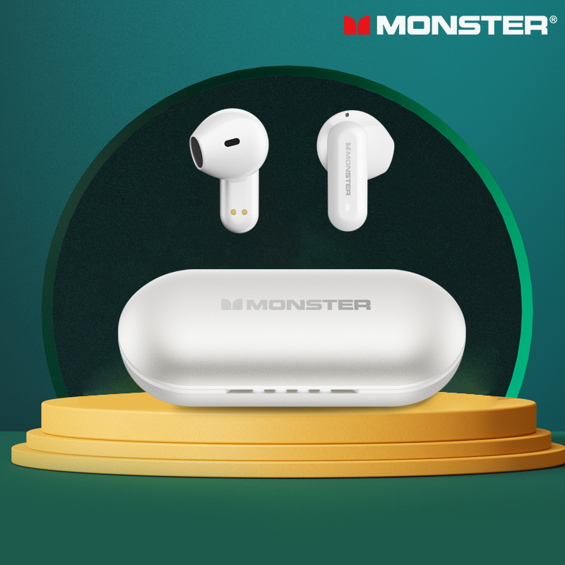 Monster airmars xkt25 hifi stereo lange ausdauer empfindliche mikrofon ohrhörer ipx5 kopfhörer drahtloses bluetooth v5.0 headset: Rot