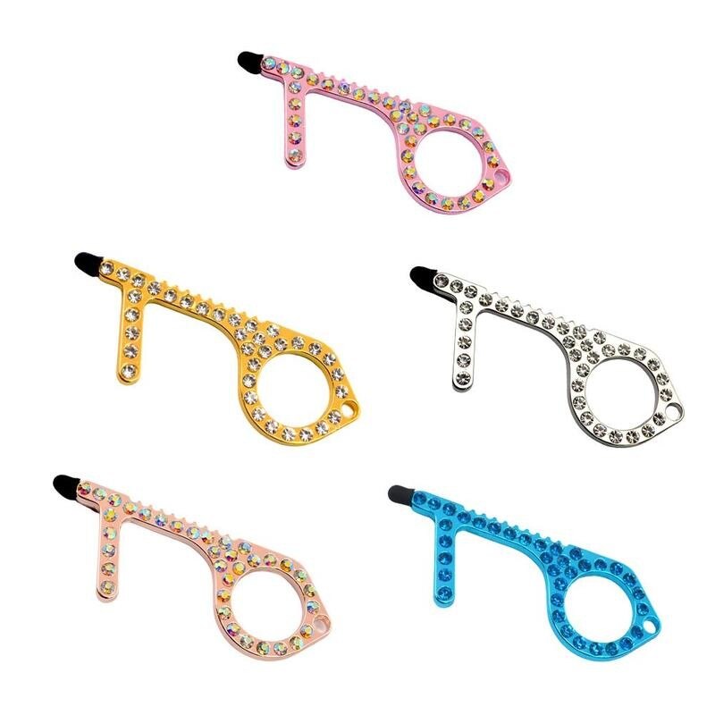 1pcs Anti Contact Door Opener Touchless Key Opener Doors Without Touching Home EDC Door Opener Portable Anti Contact Door Opener