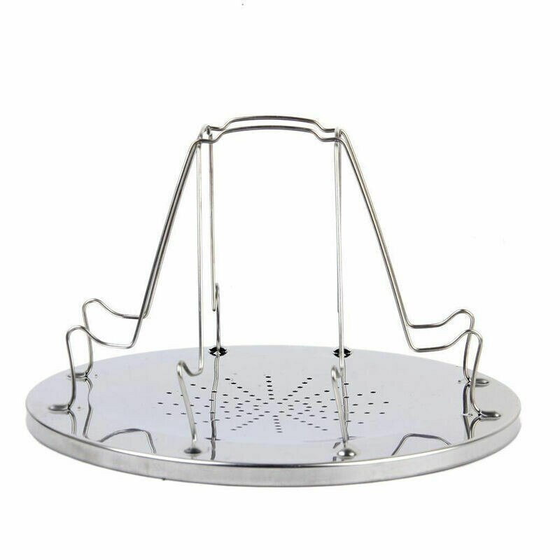 Portable Bread Toast Rack Grill Stoves Cooker Stainless Steel Outdoor Camping BBQ Toaster Tray Folding Stove Grill