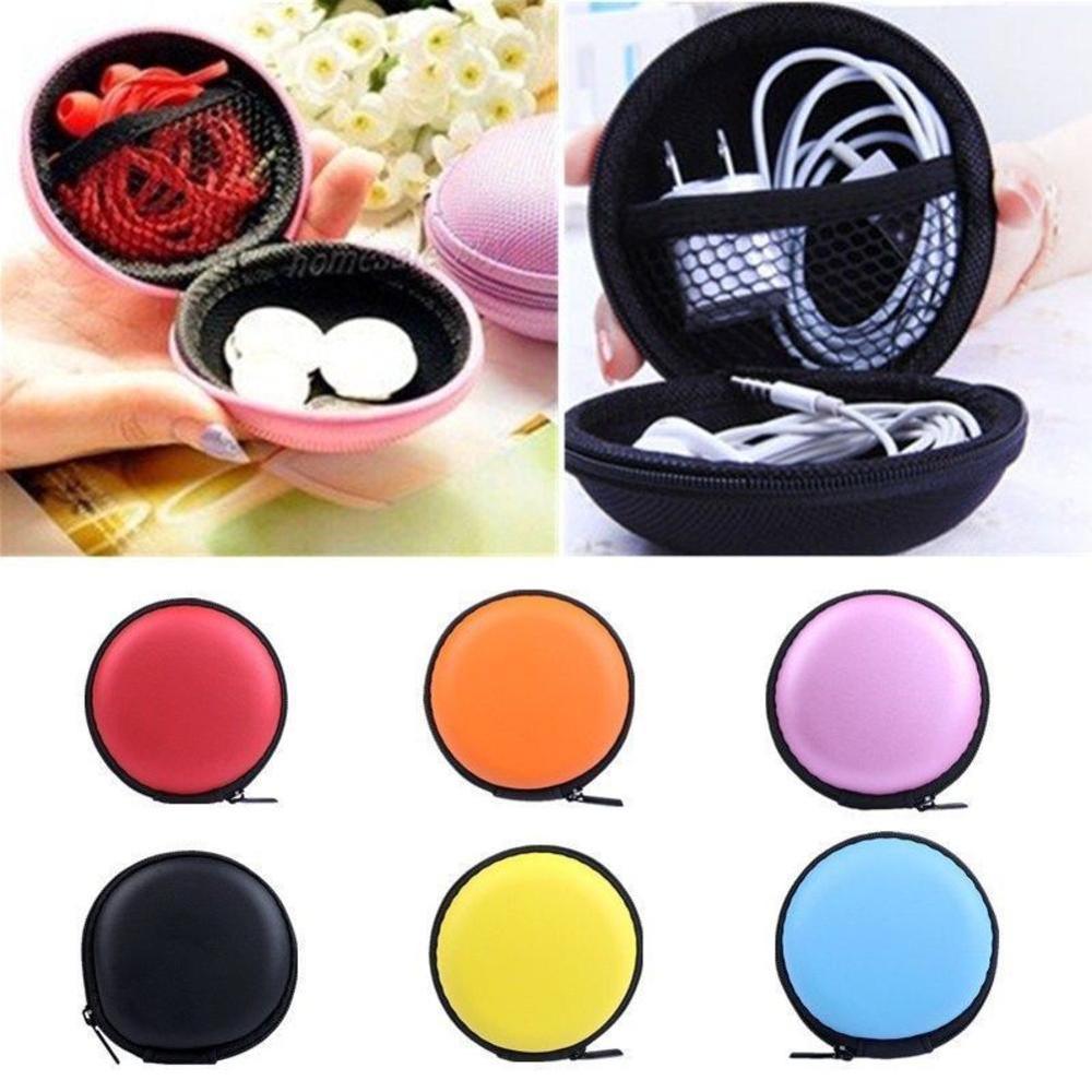 Portable EVA Carrying Hard Storage Case Box For Earphone Headphone Headset Earphone Earbud Pouch Bag