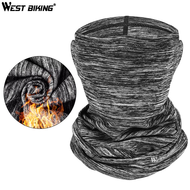 ovest bicicletta Ciclismo Viso Maschera Della fascia Degli Uomini di sport Sudore fascia Antivento collo più caldo Bandana Panno Morbido di Inverno Della Bicicletta Della Bici Maschere