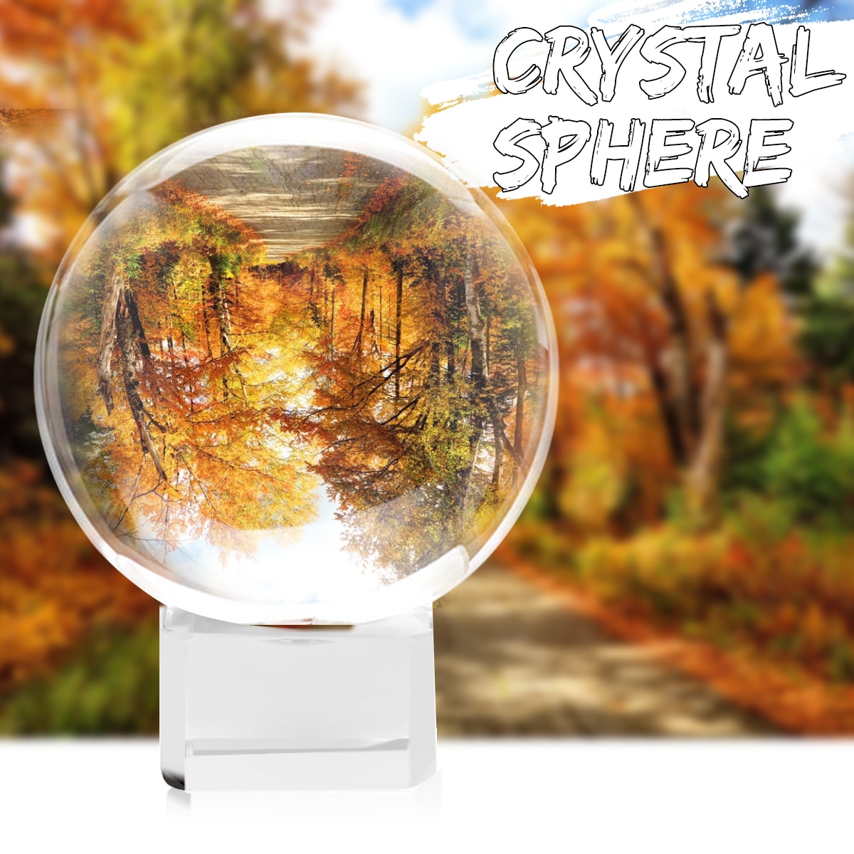 Kristallen Bol Met Stands 50/80 Mm 2 "K9 Glass Crystal Bal Fotografie Crystal Lens Bal lensball Achtergrond Decor