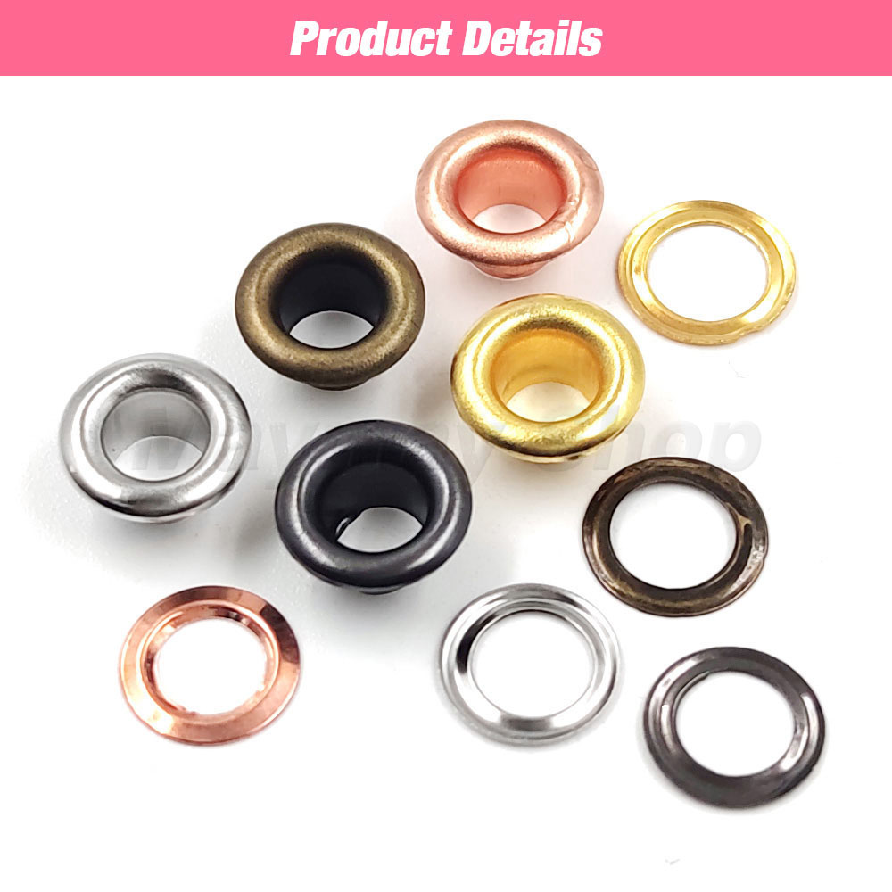 200 Sets Metal Eyelet Grommet Eyelet With Install Plier Set Eyelets Grommet Tool For DIY Leathercraft Shoes Belt Cap Bag Clothes