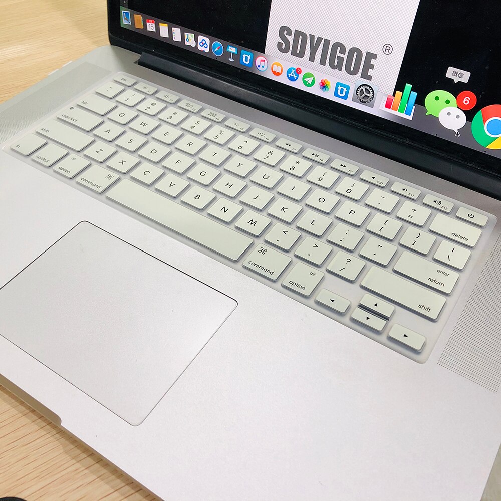 Klawiatura laptopa kij z nami krzemu dla macbook Air13 retina15 13 cal A1369 A1502 A1286 A1398 osłona klawiatury kolor folii ochronnej
