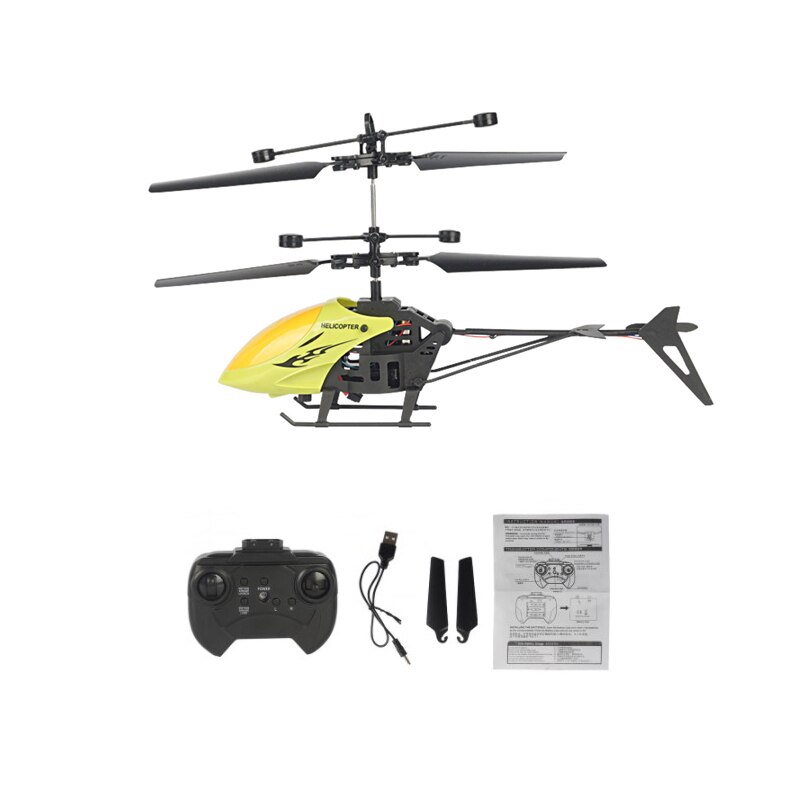2.4G Remote Control Helicopter Two Way Remote Control Flying Fish With Gyroscope Light Model Aircraft For Kids Year: Type B 03