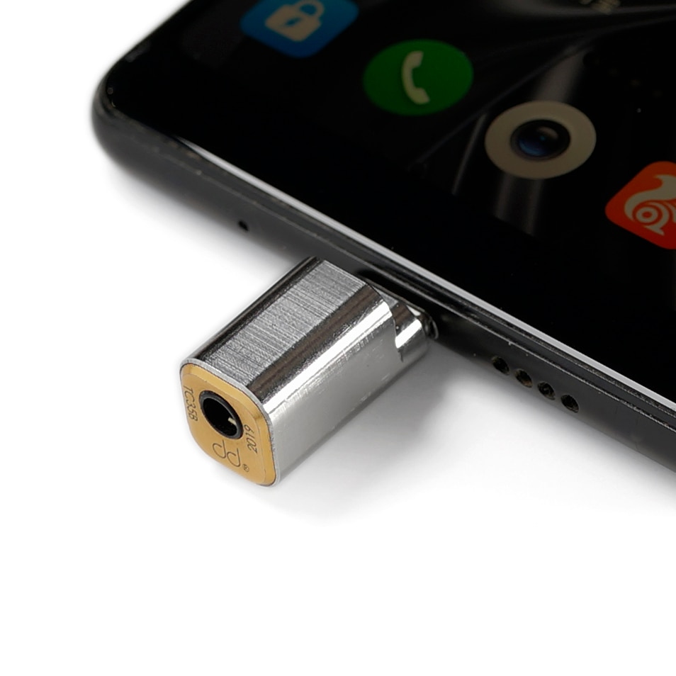 DD ddHiFi TC35B USB type-C to Jack 3.5mm Cable Adapter & Decode For Android mobile phone 384kHz/32bit
