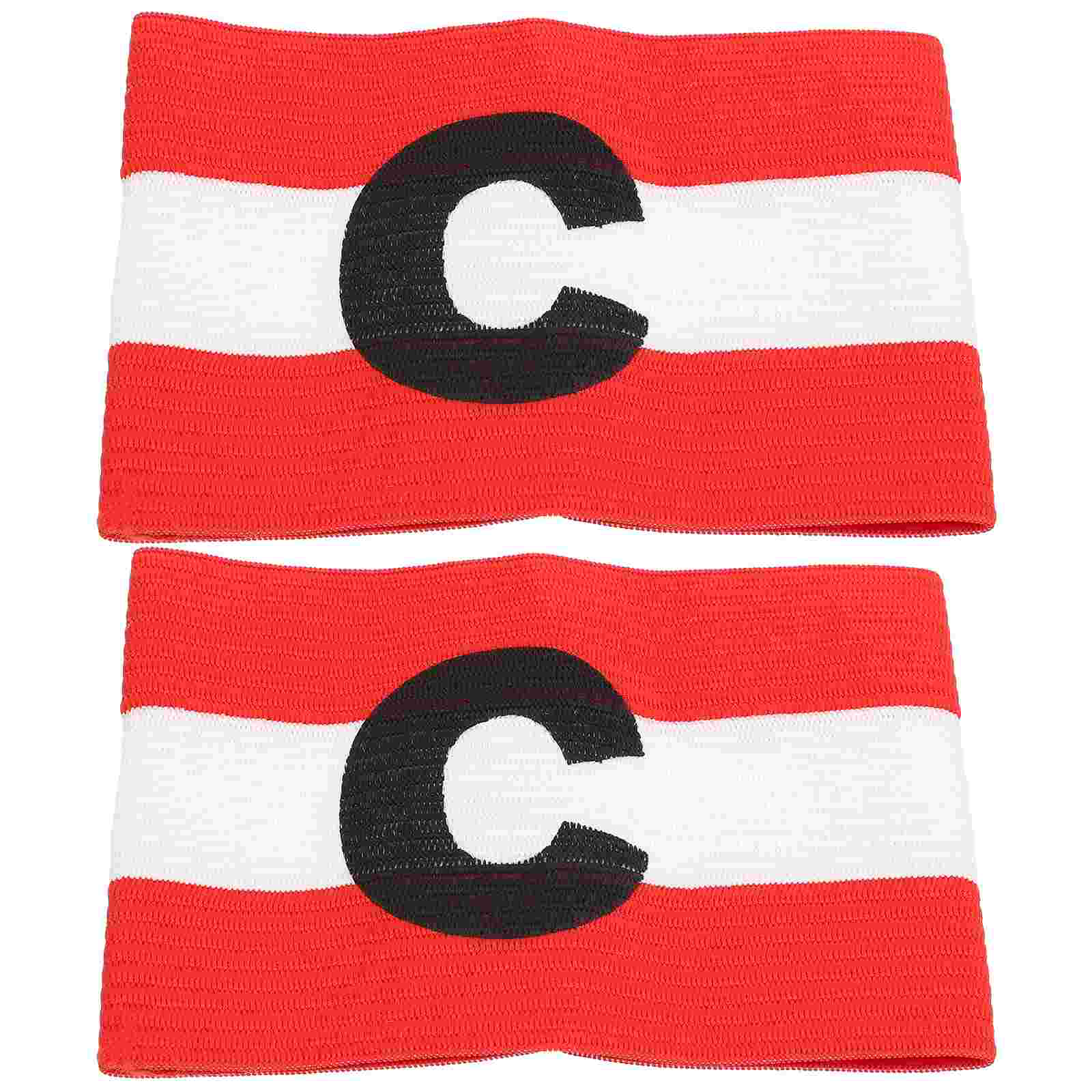 2 pieces portable sports armbands captain's label armbands for football game