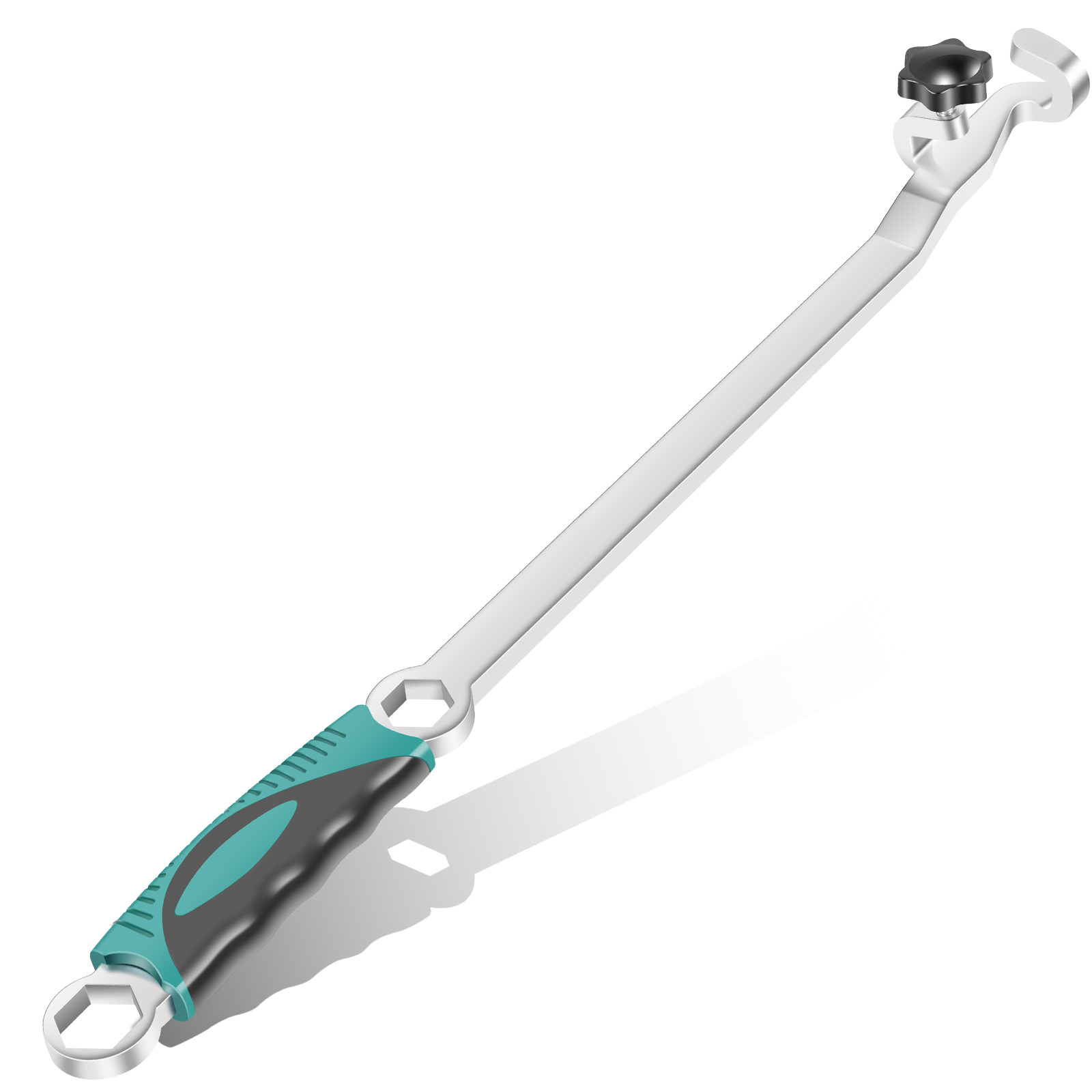 1Pc Wrench Extender Tool Chroomvanadiumstaal Wrench Extension Universele Spanner Koppelversterker Apparaat voor Draai Moeren Bouten