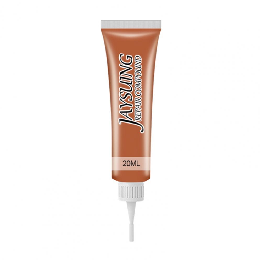 Eco-friendly Useful Aged Restored Leather Repair Gel Safe Leather Recoloring Balm No Odor for Seat:  Light Orange