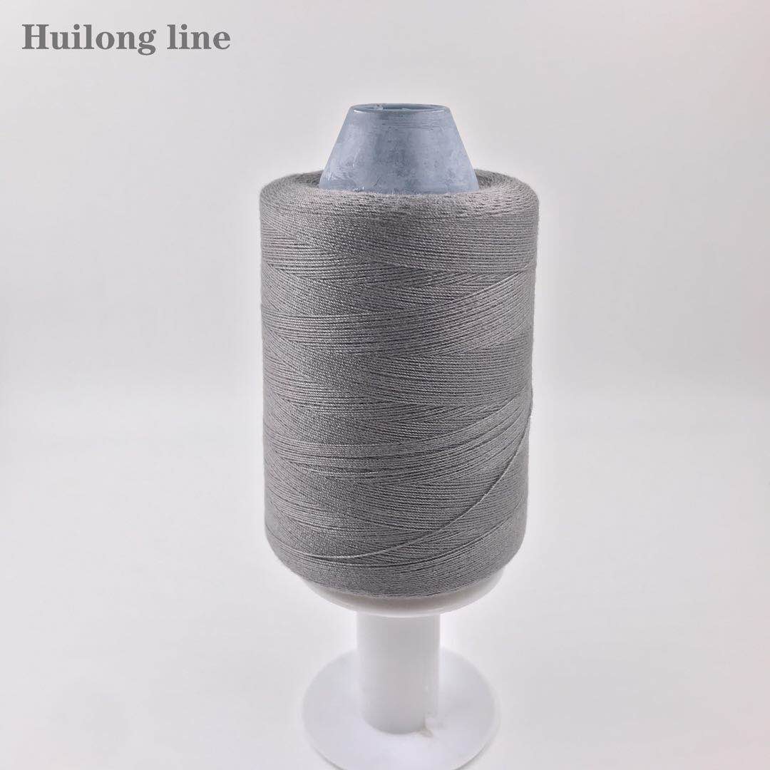 20 S / 3 big sewing thread 4500 yards 100% polyester cotton configuration Sewing thick thread colour thread denim thread: gray A128