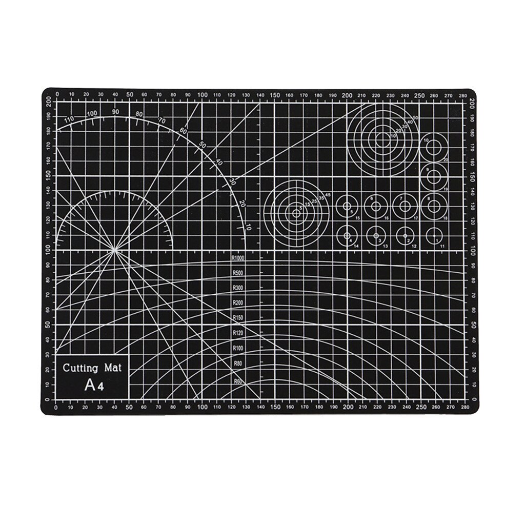 4# A4 Art Self Healing Pvc Paper Cutting Double Pad Sided Gridded Rotary Craft Fabric Patchwork Tools Handmade Plate Patchwork