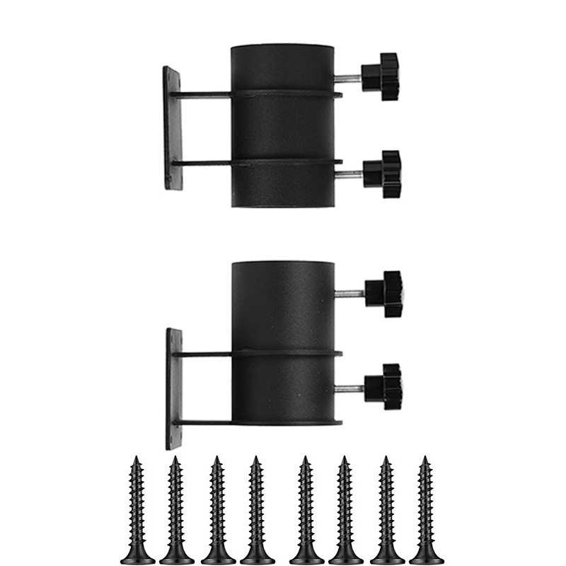 Patio Parasolstandaard Metalen dekmontage Verstelbare parasolhouder voor buiten Geschikt voor terrasrailing: Default Title