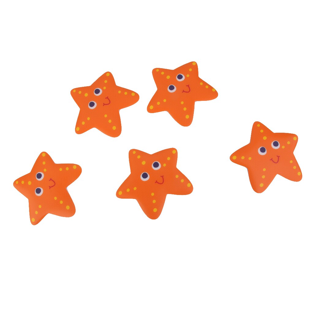 Bath Tub Non Slip Safety Treads Sticker Bathroom Applique Decal Pack of 5