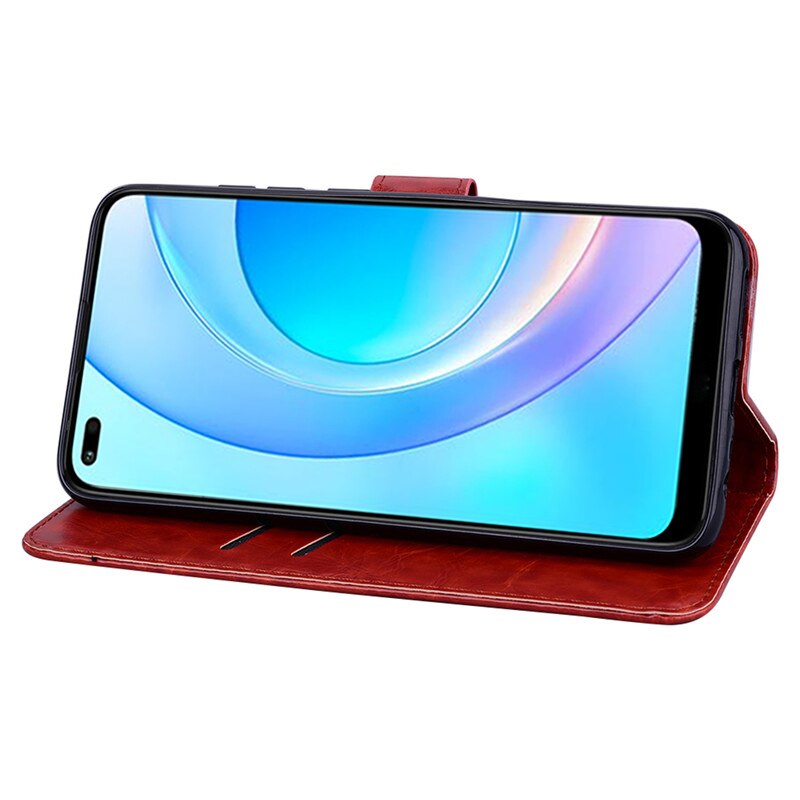 Telefoon Geval Voor Huawei Nova 8i Case Etui Flip Portemonnee Lederen Stand Book Case Op Voor Huawei Nova 8i Case magnetische Kaart Hoesje Tassen