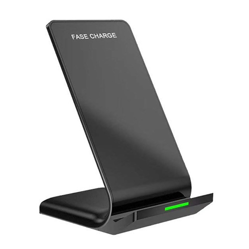 KEPHE 10W Qi Wireless Charger For iPhone 12 11 X 8 Fast Charging Holder For Samsung S20 S8 S7 S6 edge Note 8 Phone Fast Charger: Black