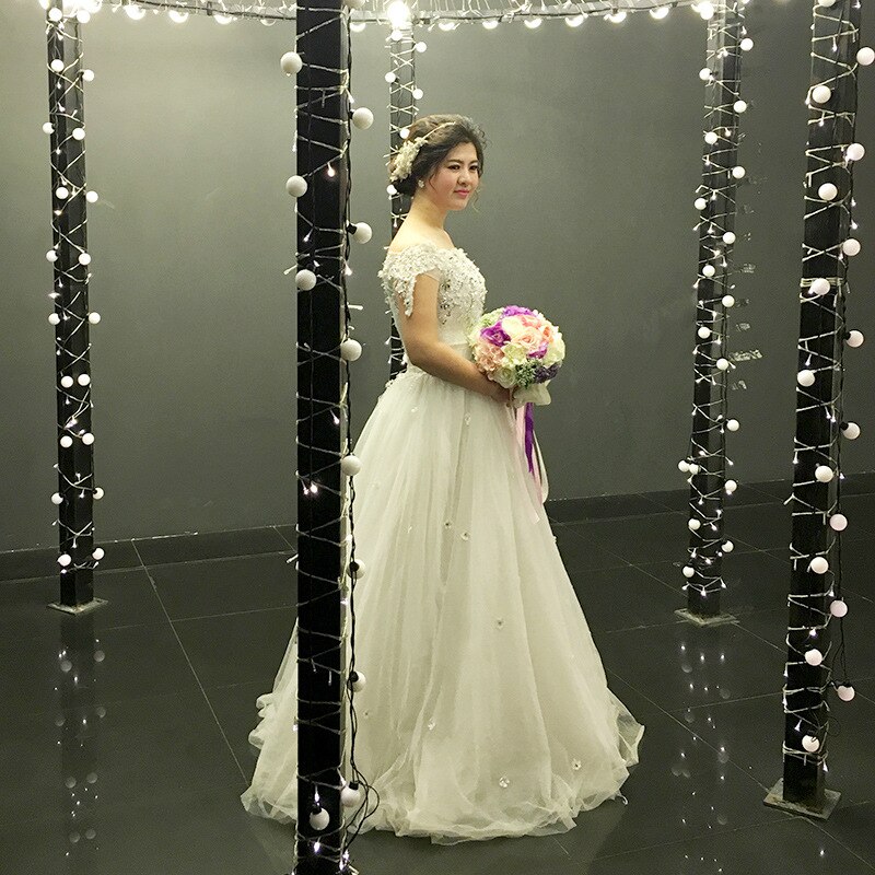 JaneVini Romantische Bruiloft Bloemen Bruidsboeketten Kunstzijde Rose Peony Bruid Bloemen Vrouwen Bruiloft Broche Accessoires