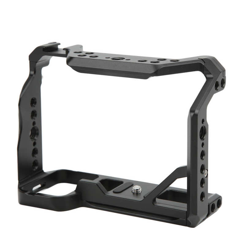 Aluminium Camera Cage Rig Met 1/4in 3/8in Schroef Gaten Koud Shoe Mount Voor Sony A7M4 camera Fotografie Accessoires
