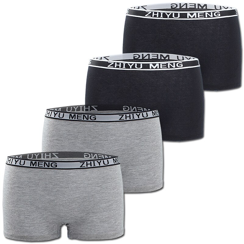 4 st/lot tjejer boxertrosor trosor underkläder kalsonger barn barn 9-16y leggings shorts i ren färg