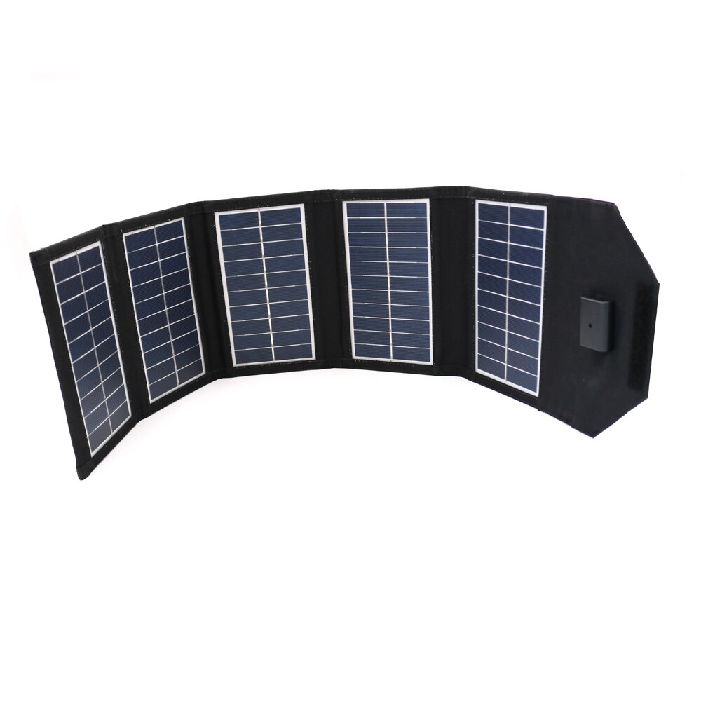Polycrystalline Folding Foldable Portable 5V Solar Charger 15W Waterproof Charge Bag Sun Power Bank for Phone Battery USB Port