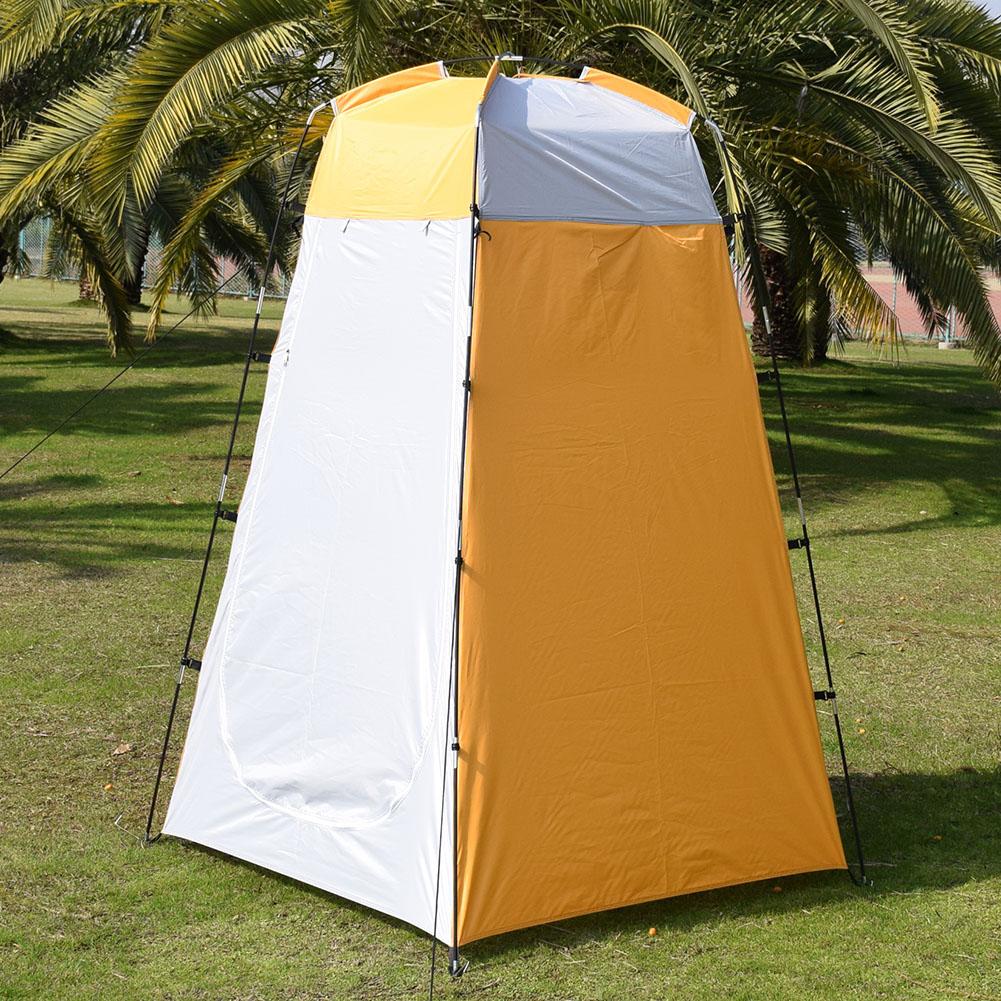 Tienda de campaña portátil e impermeable para exteriores, refugio con cambiador de ducha, ideal para acampar en la playa, 3 estaciones, , inalámbrica