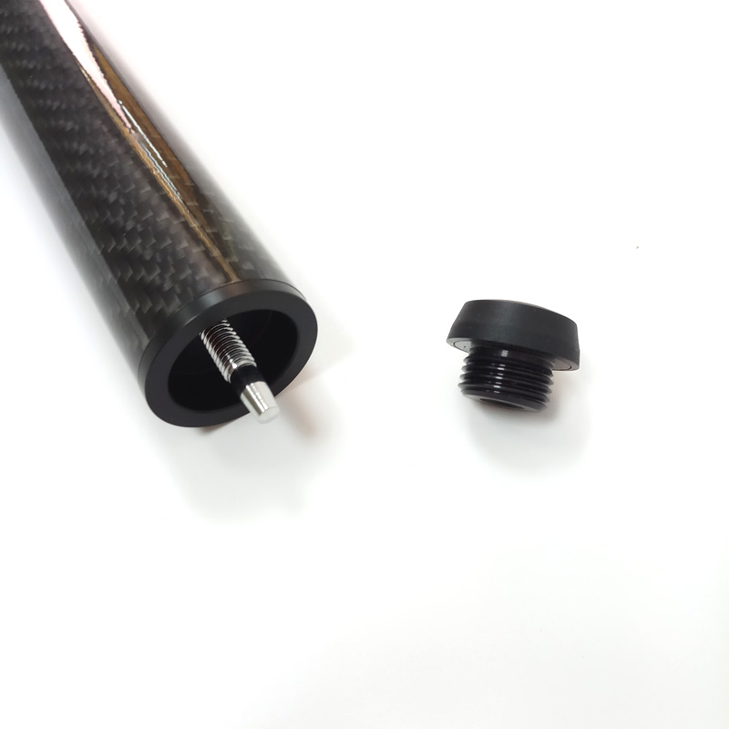 Black Carbon Pool cue extension 8inch Billiards cue extend for P3 cues Billiards cue accessories