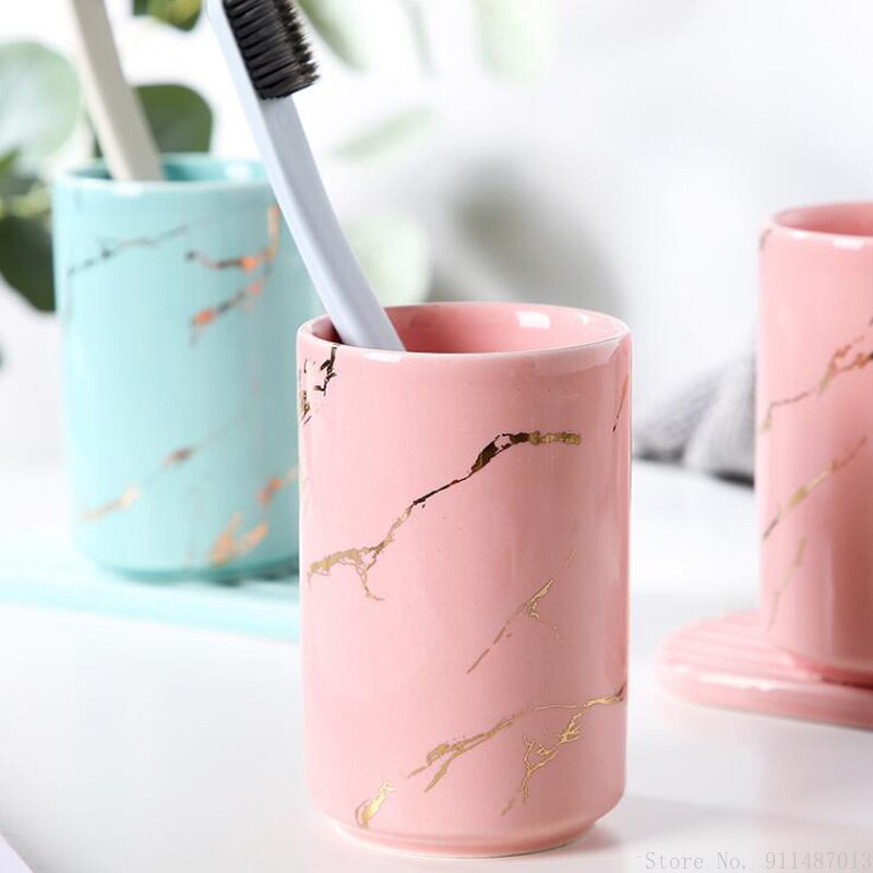 Toothbrush cup Couple gargle cup Wedding decorations Ceramic bathroom accessories Valentine's Day Family Hotel Supplies