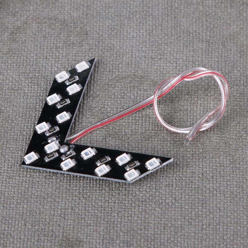 1pc LED Arrow Panels Cars Truck Rear Mirror Turn Signal Bright Indicator Light
