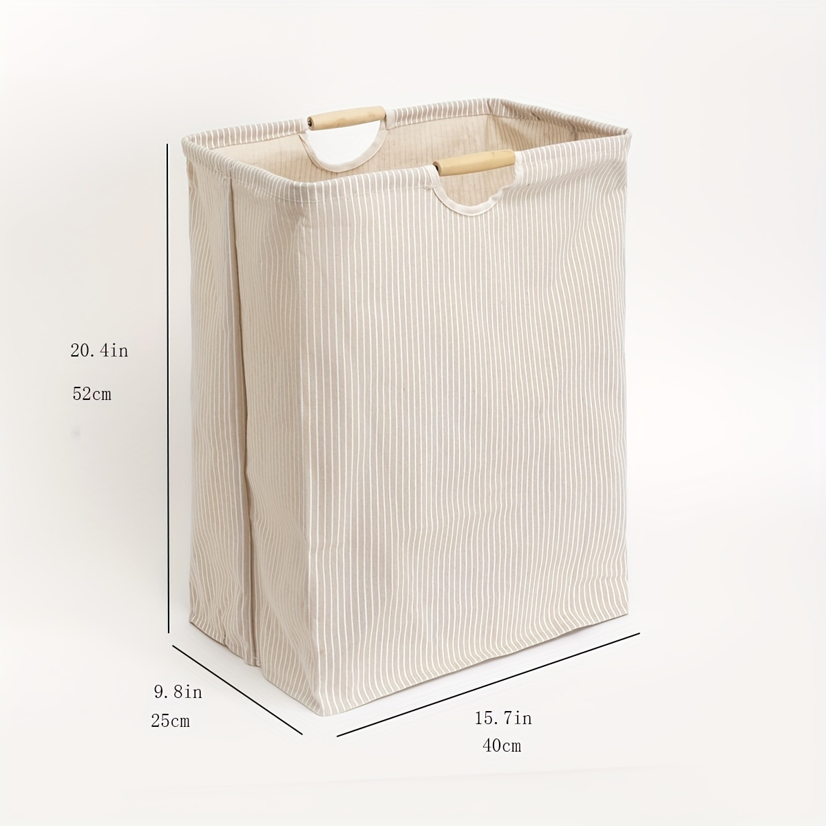 Cesto grande para la colada con doble asa, cesto para ropa sucia para dormitorio, baño, impermeable, independiente, cesta alta para la colada, 1 ud.