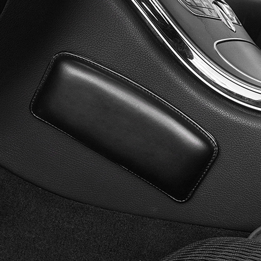 Car Cushion Interior Pillow Knee Pad Car Seat Soft Cushion Leather Universal Thigh Support Accessories