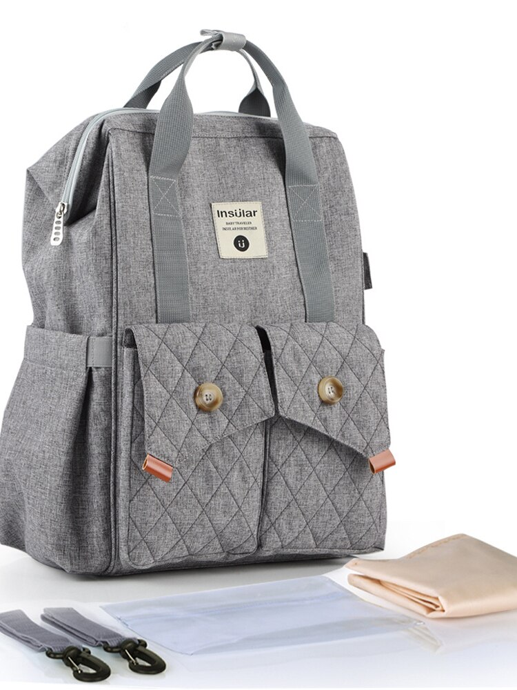 Mother bag baby multi-function waterproof mommy bag shoulders mother and baby outing mother pregnant woman expectant childbirth