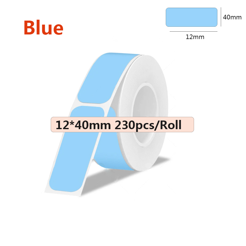 1 Rolle Bluetooth-Etikettendrucker Thermo-Etikettendrucker für MarkeID P15/P12 Phomemo D30 mit selbstklebendem Etikettenband Heimat Sekretariat: K