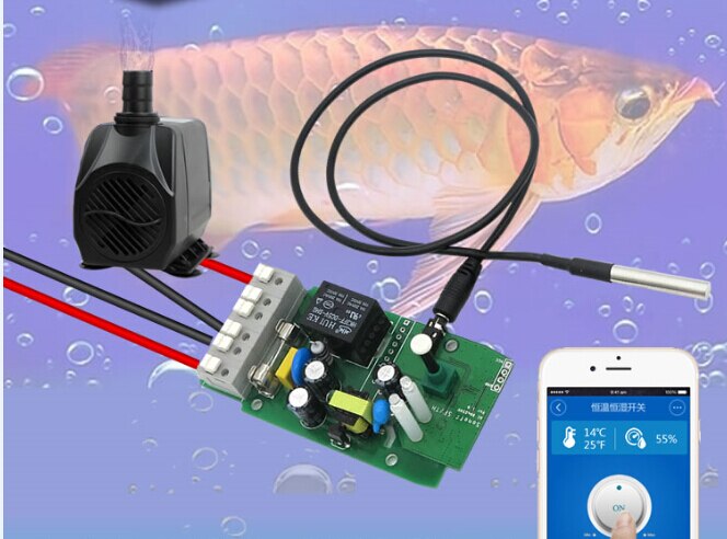 Black ABS Temperature Sensor High Accuracy Home Real Time Work for Sonoff TH 10A/16A DC 3.1-5.5V