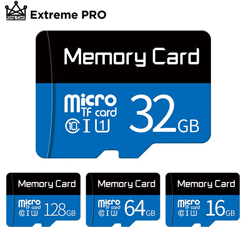 Micro sd-kort 16gb 32gb 64gb 128gb 256gb klasse 10 mini tf-kort højhastigheds microsd-hukommelseskort til samrtphone bord pc