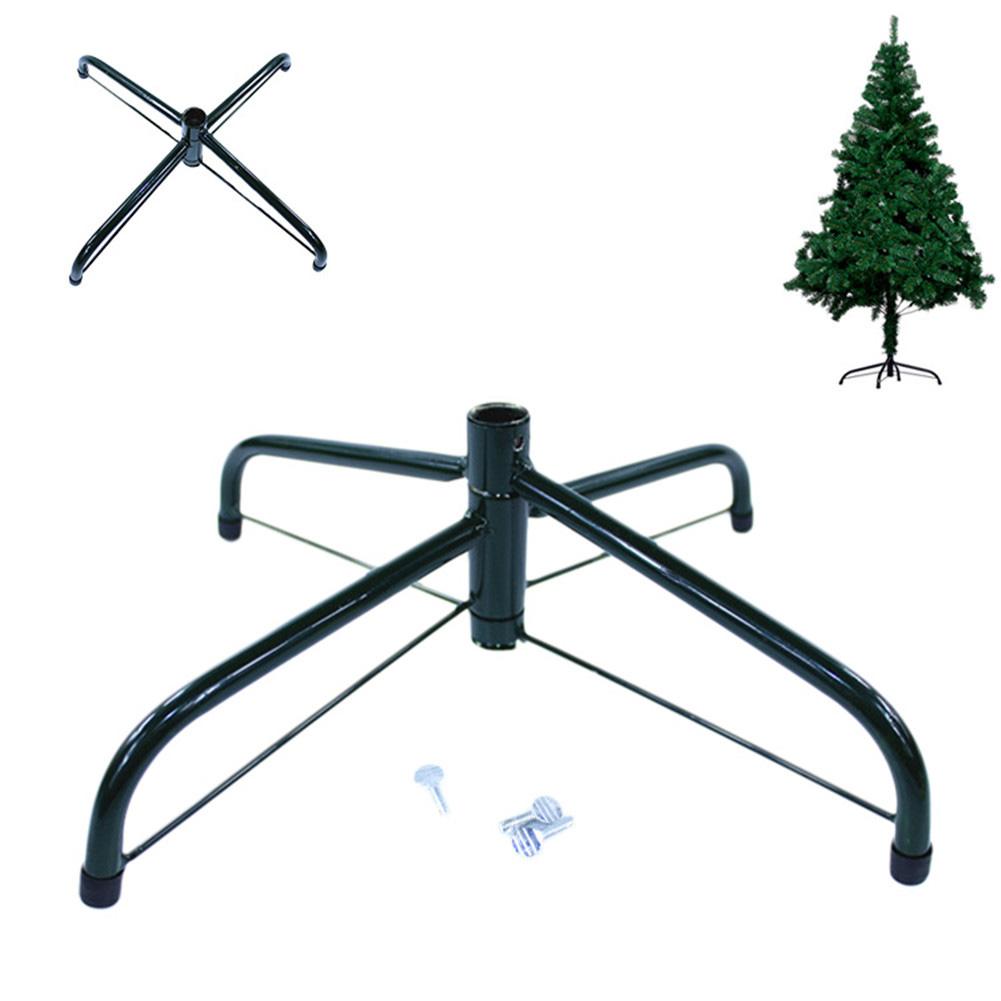 30/40/60Cm Opvouwbare Kerstboom Stand Base Metalen Rek Accessoires Decoratieve Boom Stand Ondersteuning Beugel Gat 1.9/3.2Cm