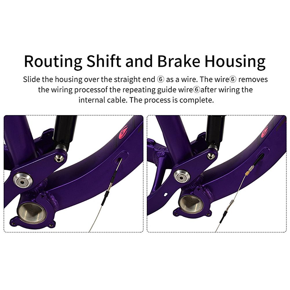 Bicycle Internal Cable Routing Tool Bike Wiring Tools Frame Shift Hydraulic Wire Shifter Cable Guide Install Biking Repair Tools