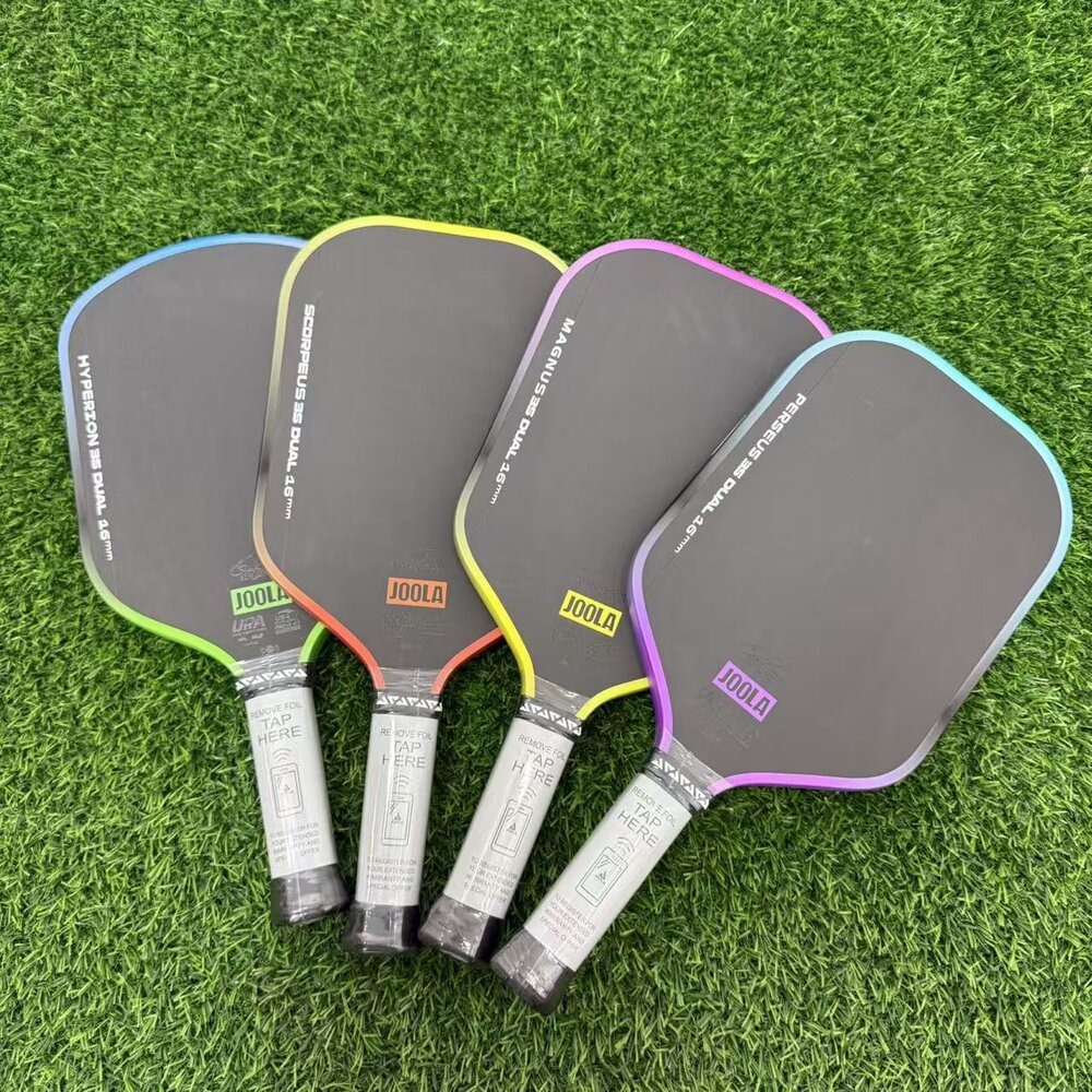 Joola 3s perseus dual pickleball-schläger, 16mm thermoform-schläger, gen 4, tfp-schaumkern ,  t700 carbonfaser-oberfläche