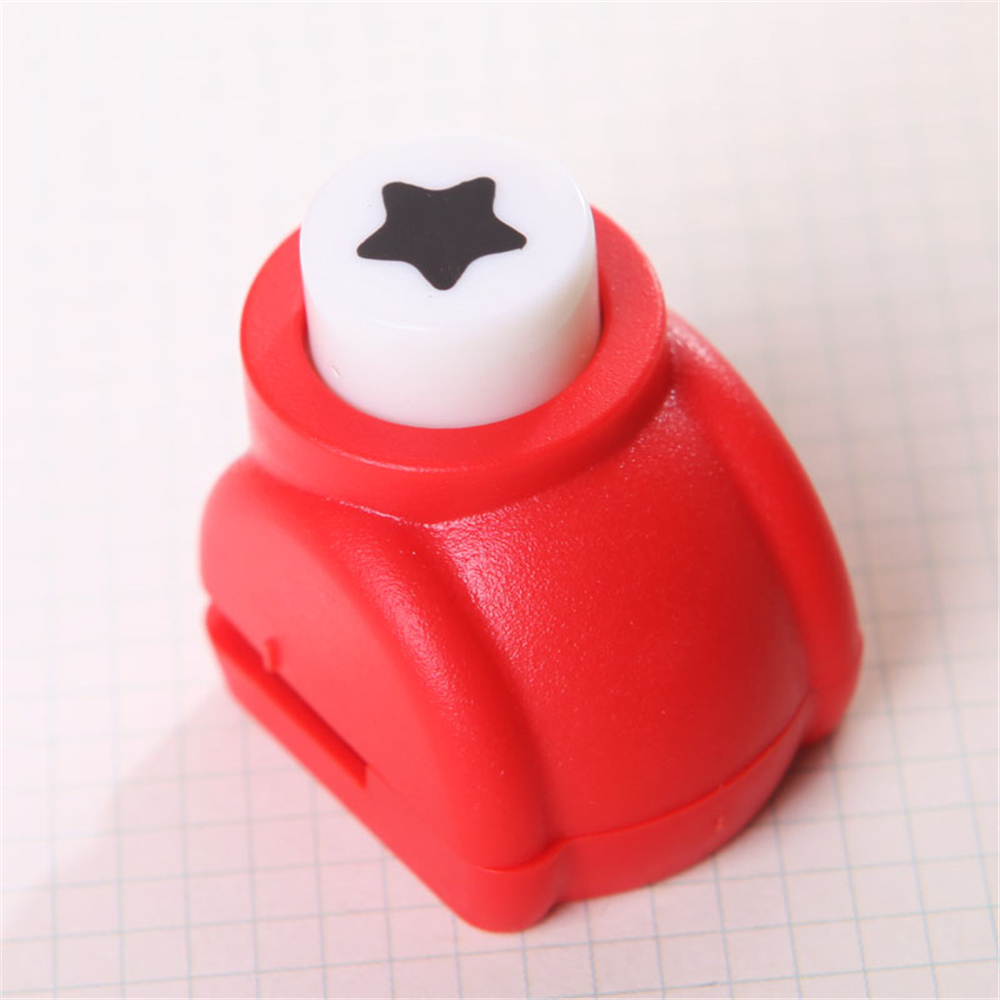 Mini DIY Stationery Kid Xmas Hand Press Album Paper Craft Punch Embosser Tree