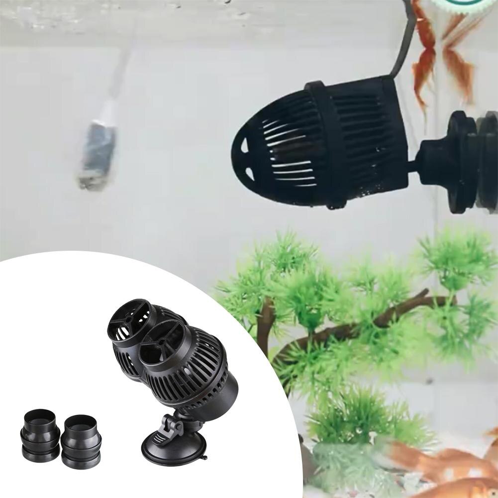 220V Double-Head Aquarium Wave Maker Pump Aquarium Water Wave Maker Household Fish Tank Propeller Water Pump
