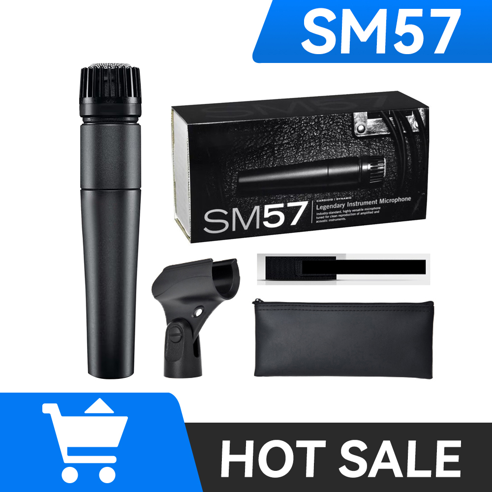 SM57 Dynamic Instrument Microphone - and Versatility for Live Performances and Recording