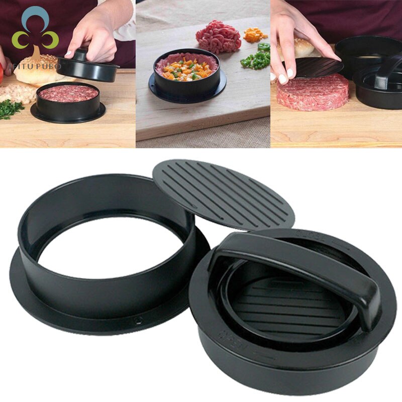 Abs hamburger maker hamburger trykk ikke-pinne kokk koteletter hamburger kjøtt biff grille burger trykk patty maker form kake presser