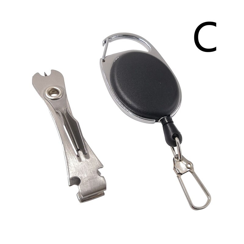 1 stk fiskeri rustfrit stål nipper line cutter klipper krog øjenrens hurtig knudeværktøj krogsliber fluebindingsværktøj grej: C